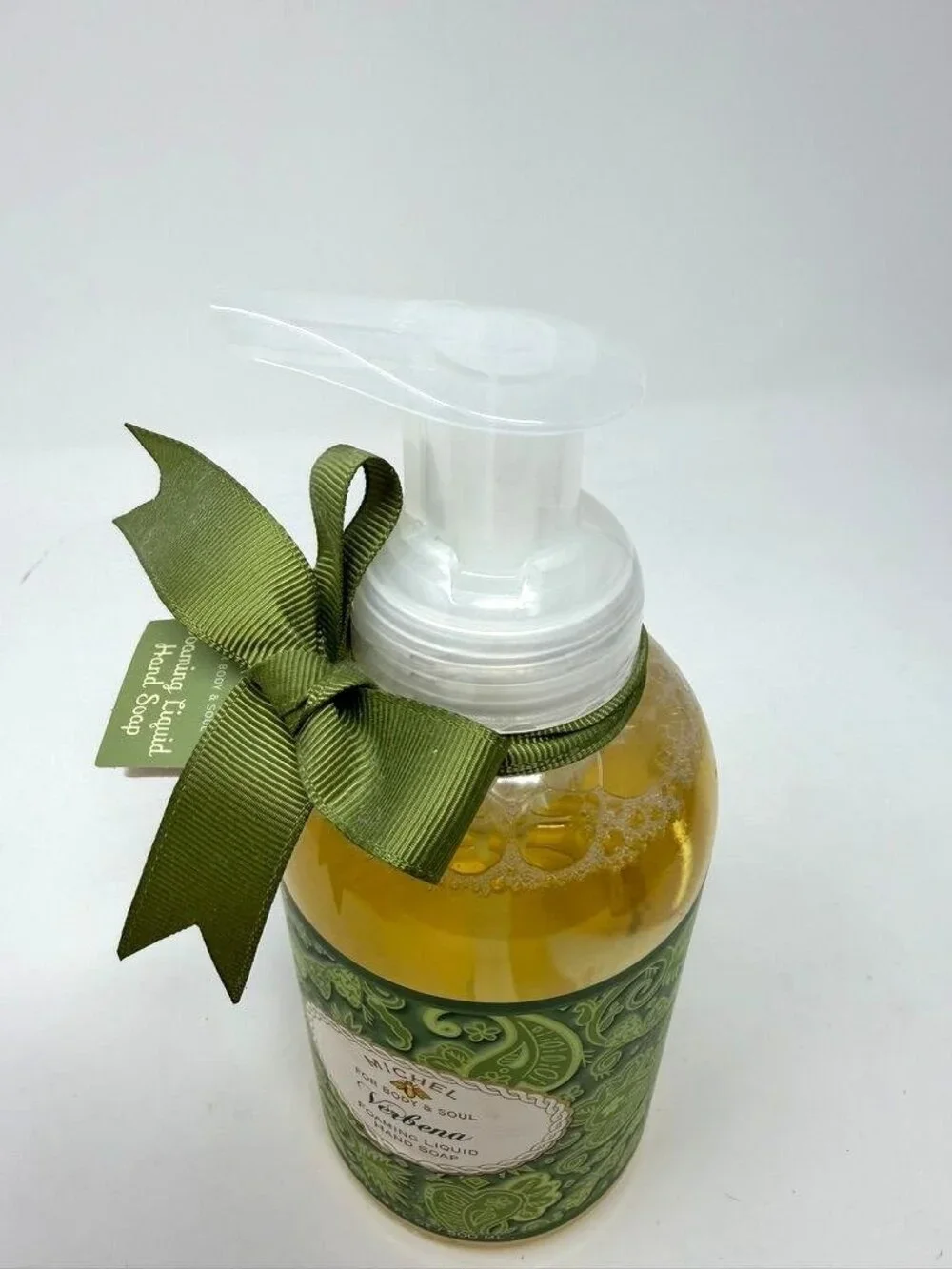 Michel For Body & Soul Verbena Foaming Hand Soap 16.9 Oz Shea Butter Aloe Vera